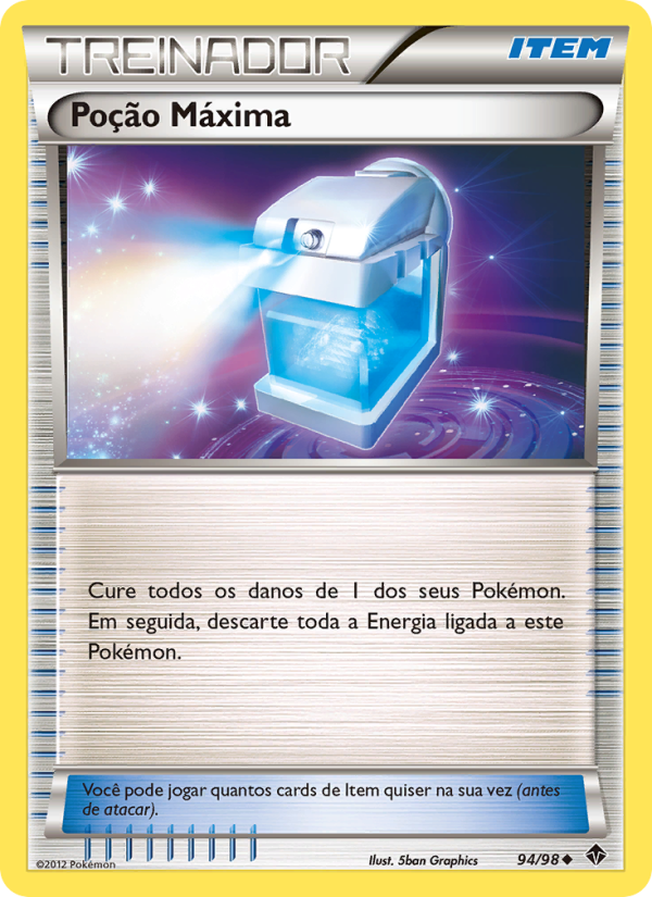 Poção Máxima 94 — Poderes Emergentes (Portuguese Pokémon TCG card)