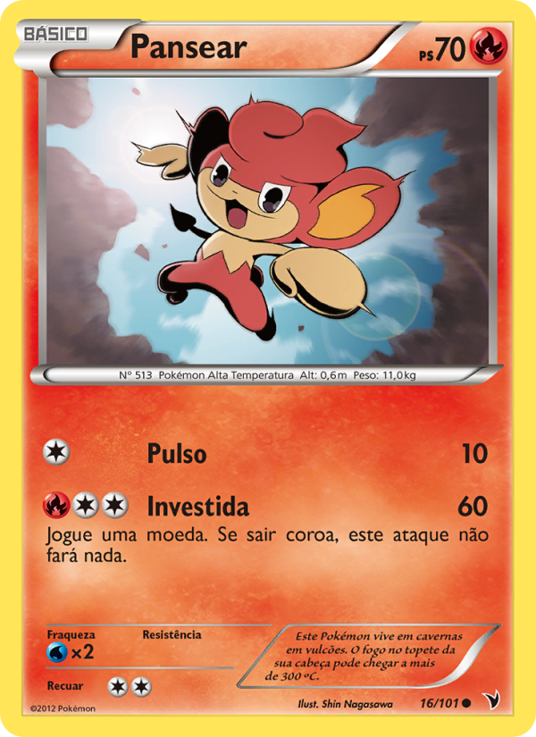 Pansear 16 — Vitórias Nobres (Portuguese Pokémon TCG card)