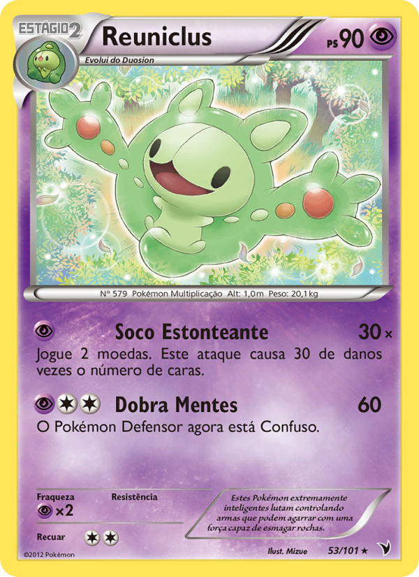 Reuniclus 53 — Vitórias Nobres (Portuguese Pokémon TCG card)
