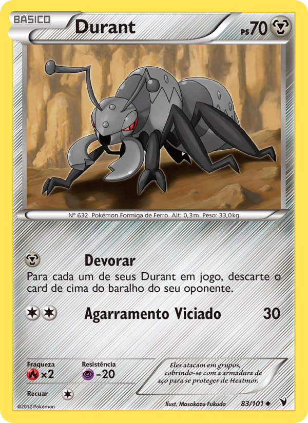 Durant 83 — Vitórias Nobres (Portuguese Pokémon TCG card)