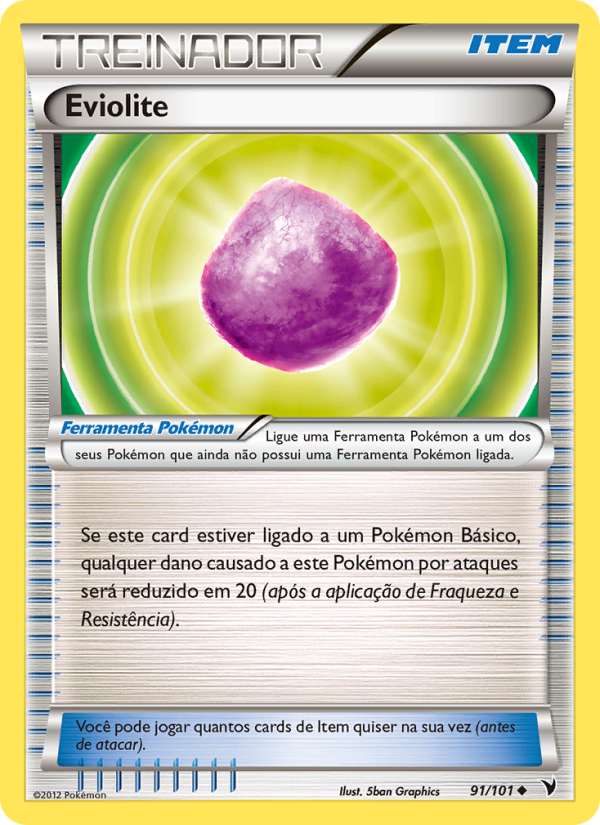 Eviolite 91 — Vitórias Nobres (Portuguese Pokémon TCG card)