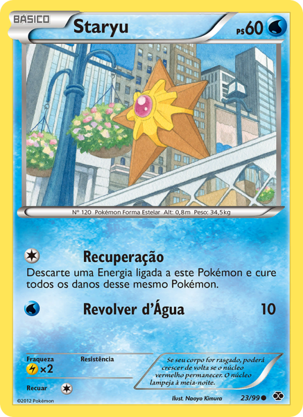 Staryu 23 — Próximos Destinos (Portuguese Pokémon TCG card)