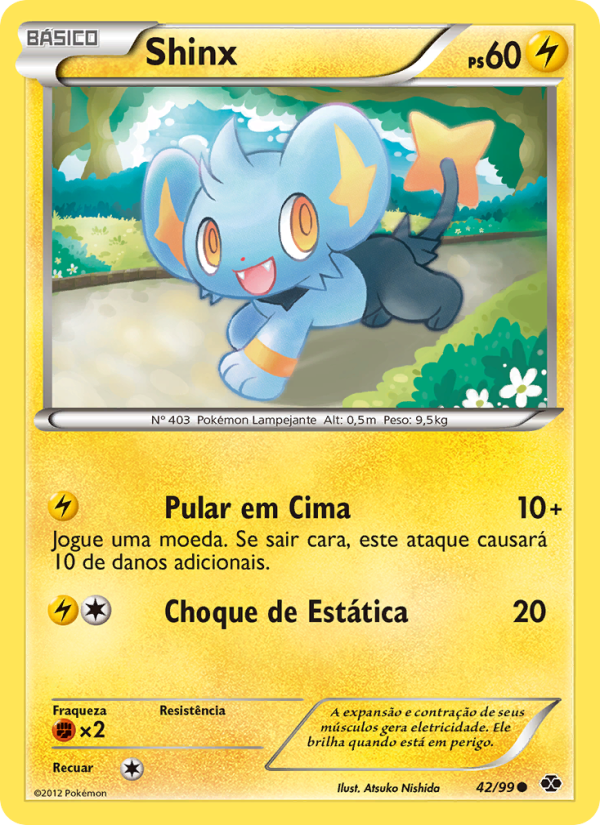 Shinx 42 — Próximos Destinos (Portuguese Pokémon TCG card)