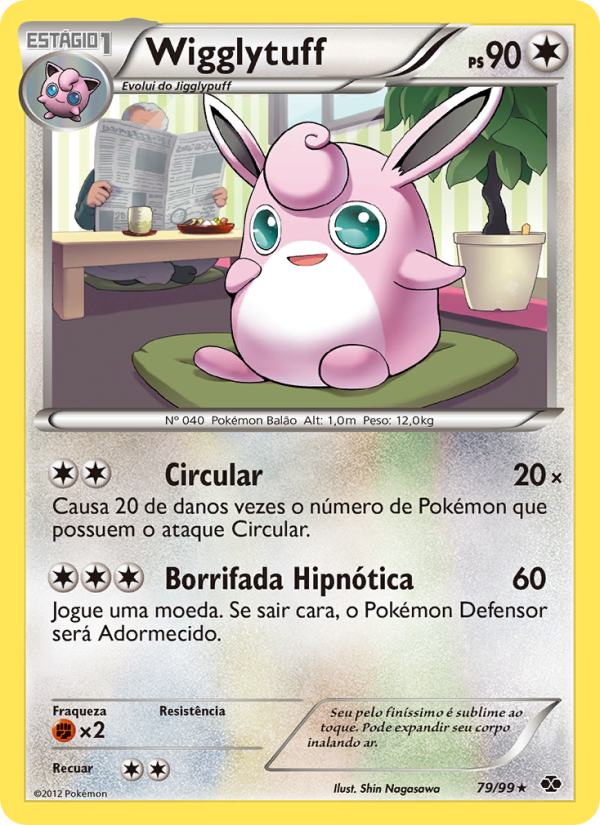 Wigglytuff 79 — Próximos Destinos (Portuguese Pokémon TCG card)