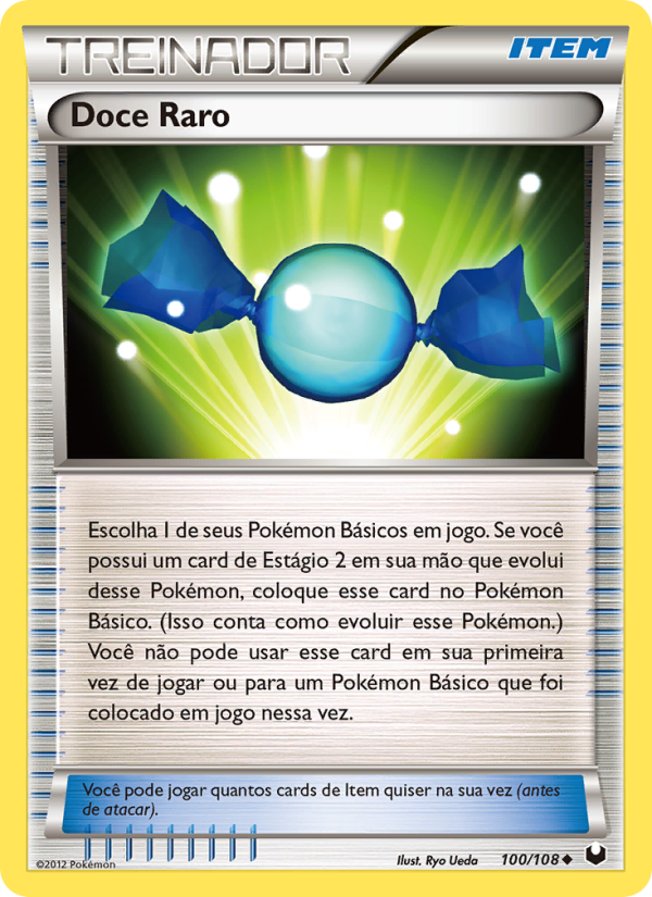 Doce Raro 100 — Exploradores da Escuridão (Portuguese Pokémon TCG card)
