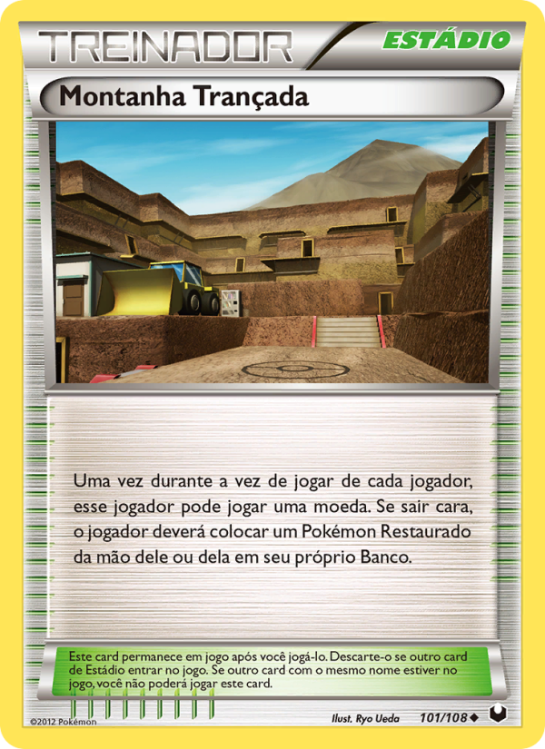 Montanha Trançada 101 — Exploradores da Escuridão (Portuguese Pokémon TCG card)