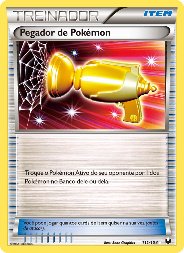 Pegador de Pokémon 111 — Exploradores da Escuridão (Portuguese Pokémon TCG card)