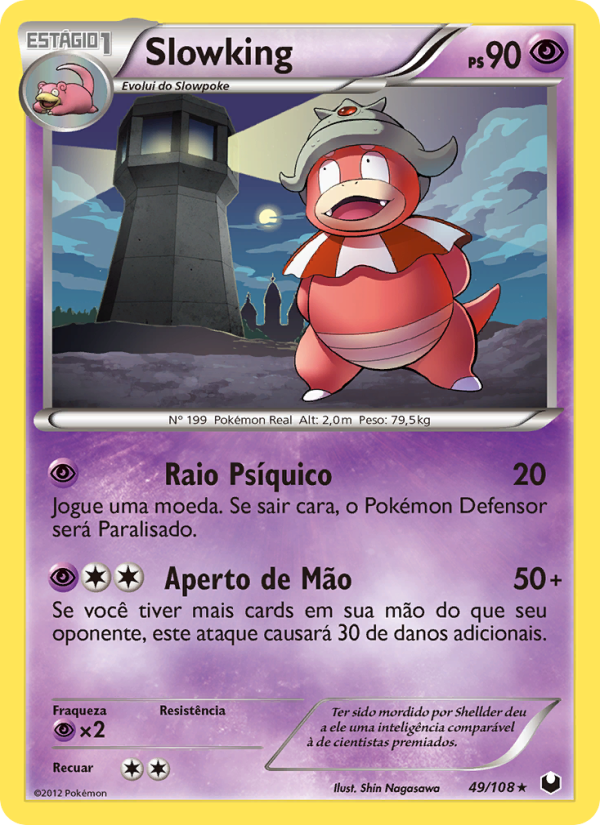 Slowking 49 — Exploradores da Escuridão (Portuguese Pokémon TCG card)