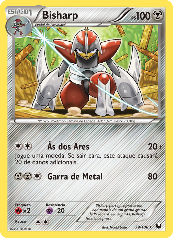 Bisharp 79 — Exploradores da Escuridão (Portuguese Pokémon TCG card)