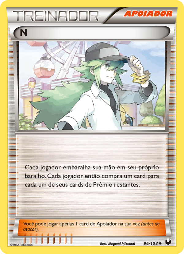 N 96 — Dark Explorers (Portuguese Pokémon TCG card)