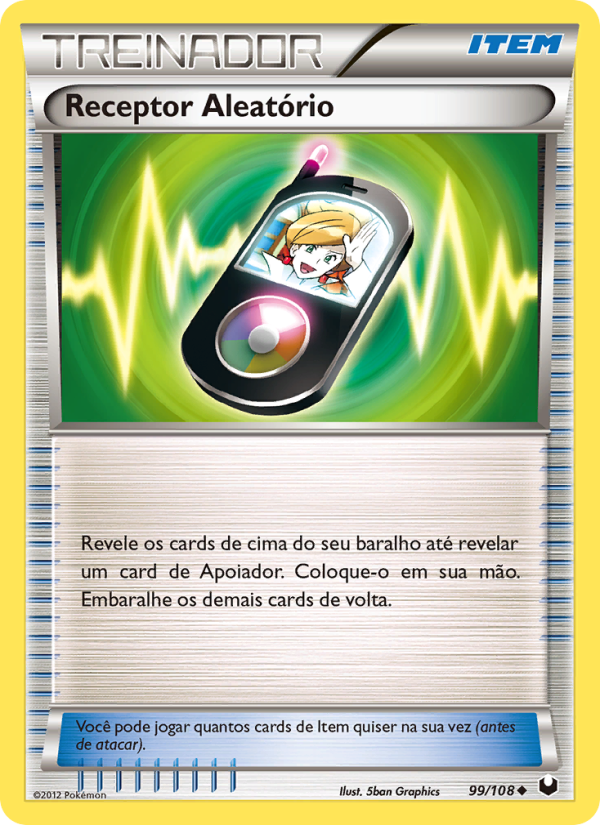Receptor Aleatório 99 — Exploradores da Escuridão (Portuguese Pokémon TCG card)