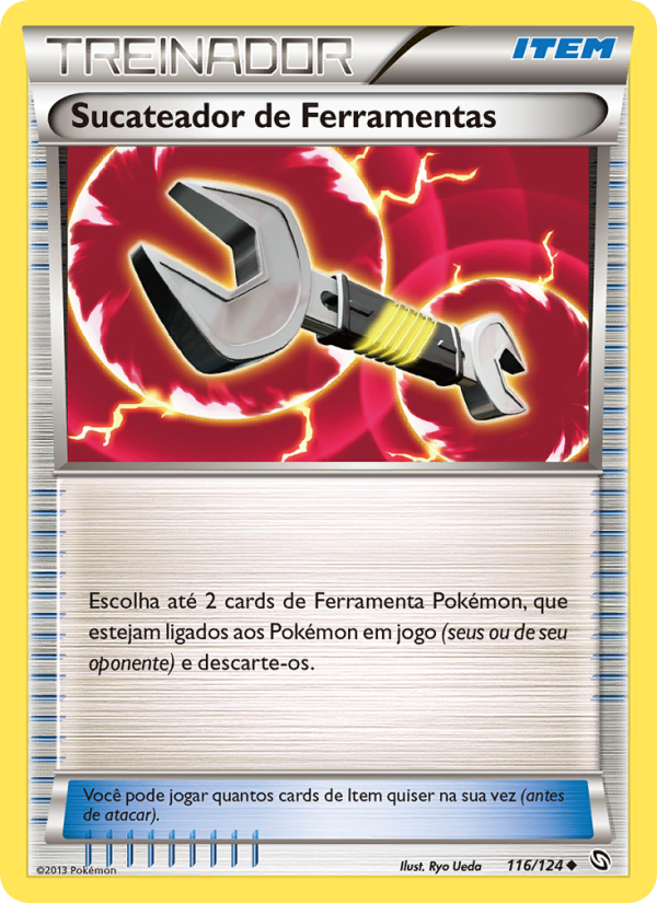 Sucateador de Ferramentas 116 — Dragões Enaltecidos (Portuguese Pokémon TCG card)