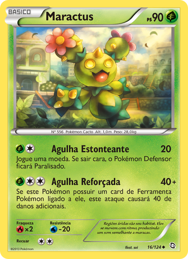 Maractus 16 — Dragões Enaltecidos (Portuguese Pokémon TCG card)
