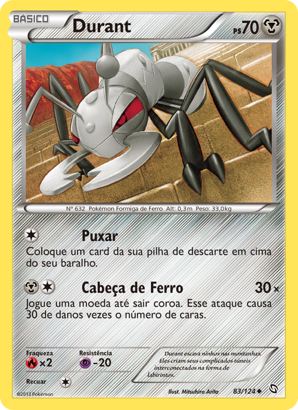 Durant 83 — Dragões Enaltecidos (Portuguese Pokémon TCG card)
