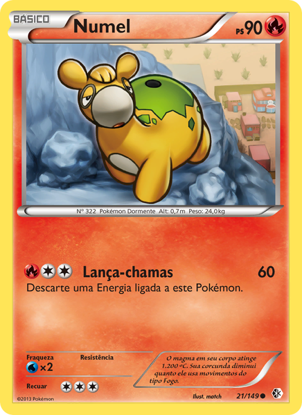 Numel 21 — Fronteiras Cruzadas (Portuguese Pokémon TCG card)