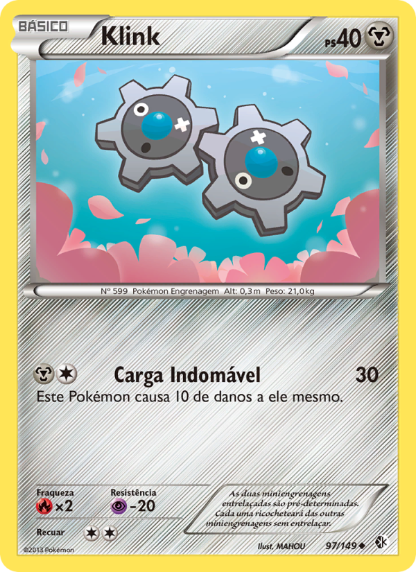 Klink 97 — Fronteiras Cruzadas (Portuguese Pokémon TCG card)