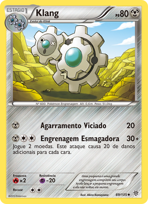 Klang 89 — Tempestade de Plasma (Portuguese Pokémon TCG card)