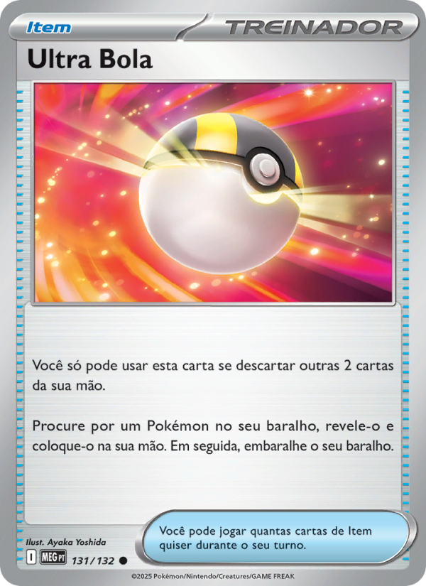 Ultra Bola 131 — Megaevolução (Portuguese Pokémon TCG card)