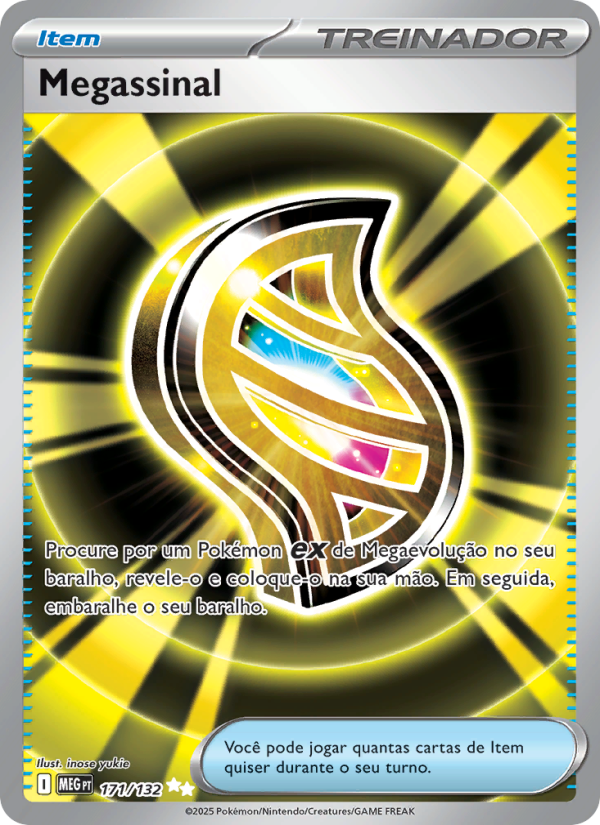 Megassinal 171 — Megaevolução (Portuguese Pokémon TCG card)