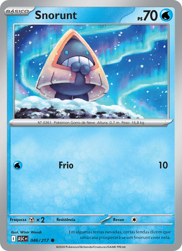 Snorunt 046 — Heróis Excelsos (Portuguese Pokémon TCG card)