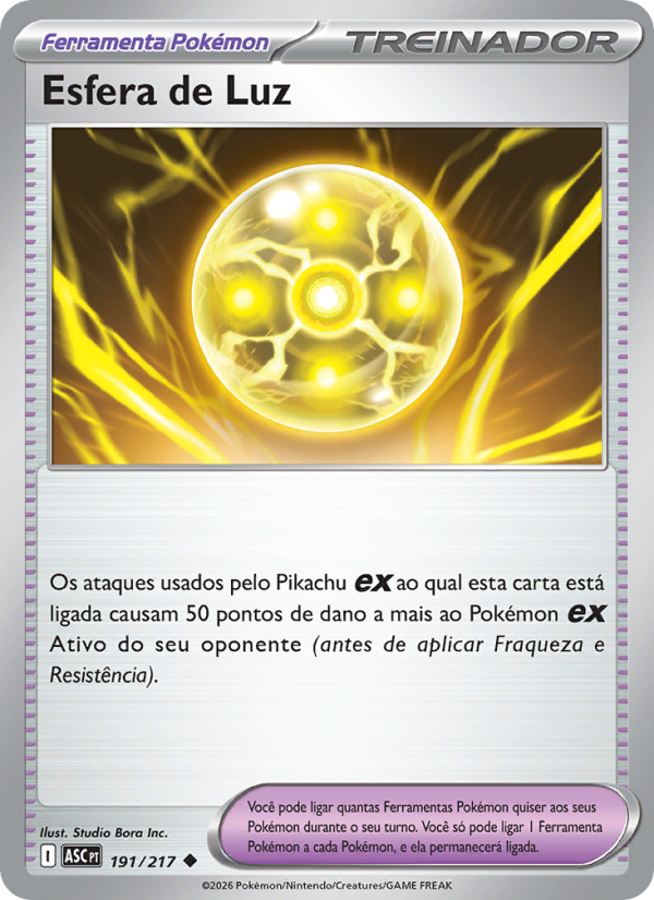 Esfera de Luz 191 — Heróis Excelsos (Portuguese Pokémon TCG card)