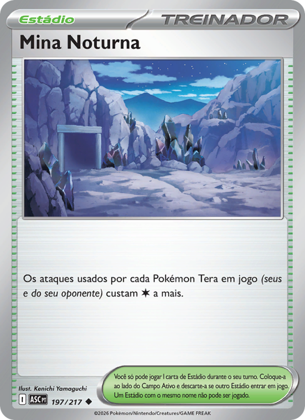 Mina Noturna 197 — Heróis Excelsos (Portuguese Pokémon TCG card)