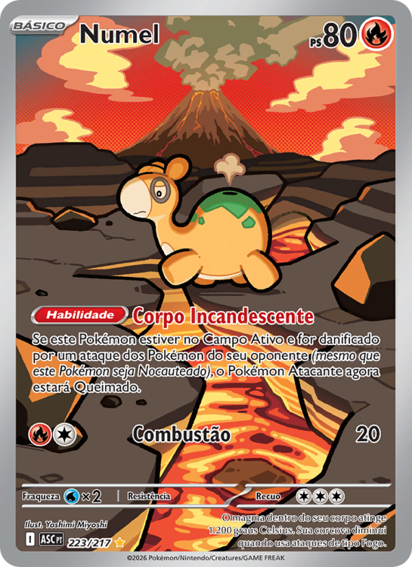 Numel 223 — Heróis Excelsos (Portuguese Pokémon TCG card)