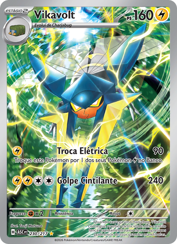 Vikavolt 230 — Heróis Excelsos (Portuguese Pokémon TCG card)