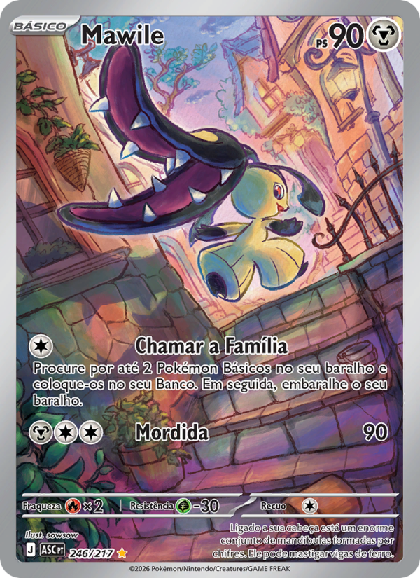 Mawile 246 — Heróis Excelsos (Portuguese Pokémon TCG card)