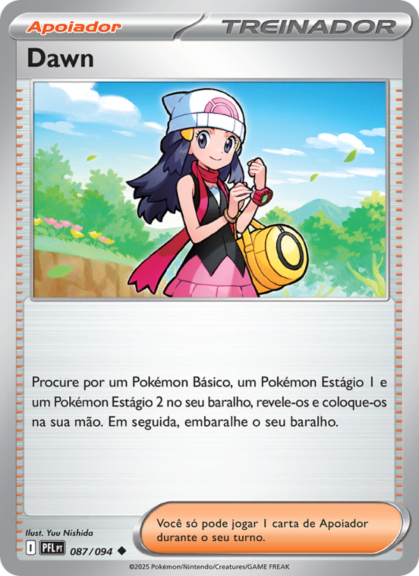 Dawn 087 — Fogo Fantasmagórico (Portuguese Pokémon TCG card)