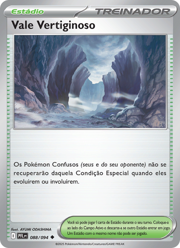 Vale Vertiginoso 088 — Fogo Fantasmagórico (Portuguese Pokémon TCG card)