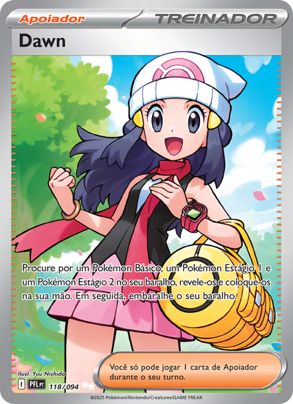 Dawn 118 — Fogo Fantasmagórico (Portuguese Pokémon TCG card)