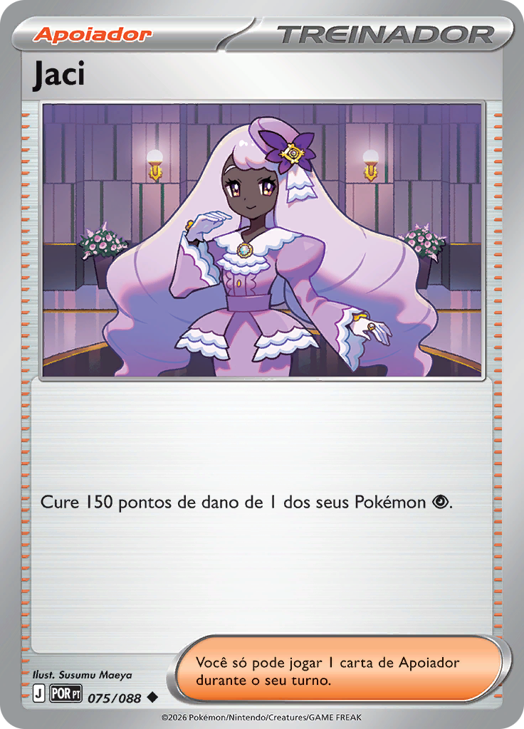 Jaci 075 — Equilíbrio Perfeito (Portuguese Pokémon TCG card)