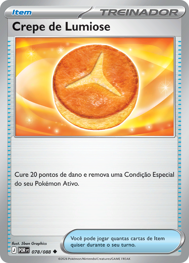 Crepe de Lumiose 078 — Equilíbrio Perfeito (Portuguese Pokémon TCG card)