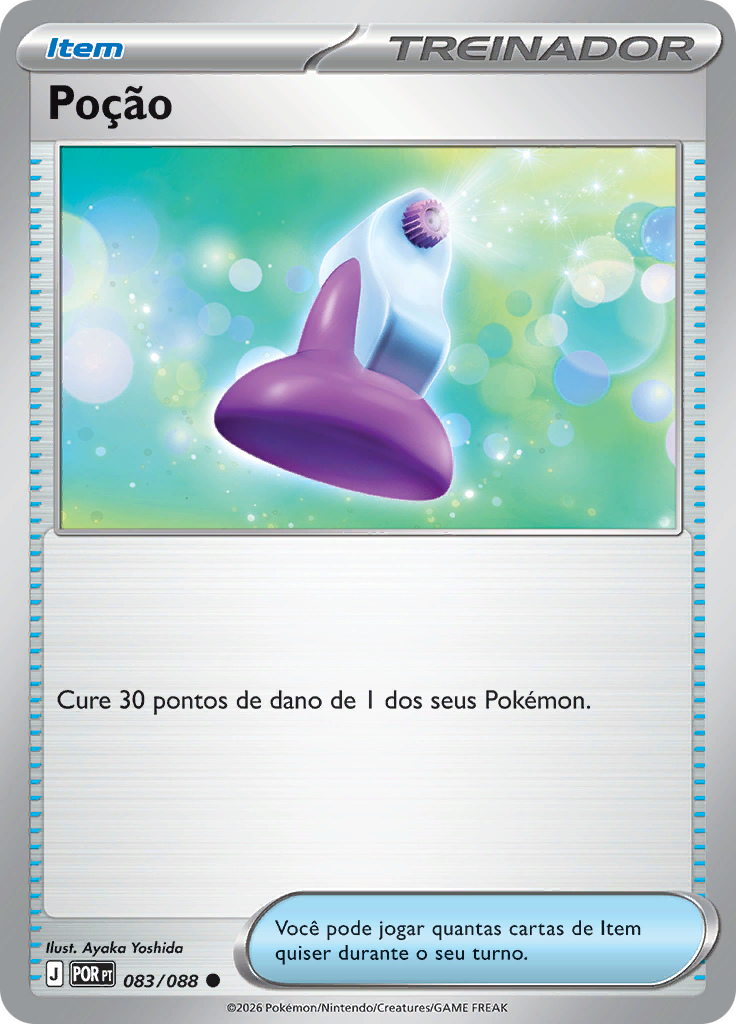 Poção 083 — Equilíbrio Perfeito (Portuguese Pokémon TCG card)