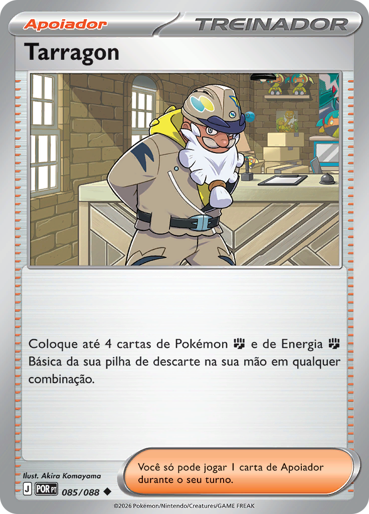 Tarragon 085 — Equilíbrio Perfeito (Portuguese Pokémon TCG card)