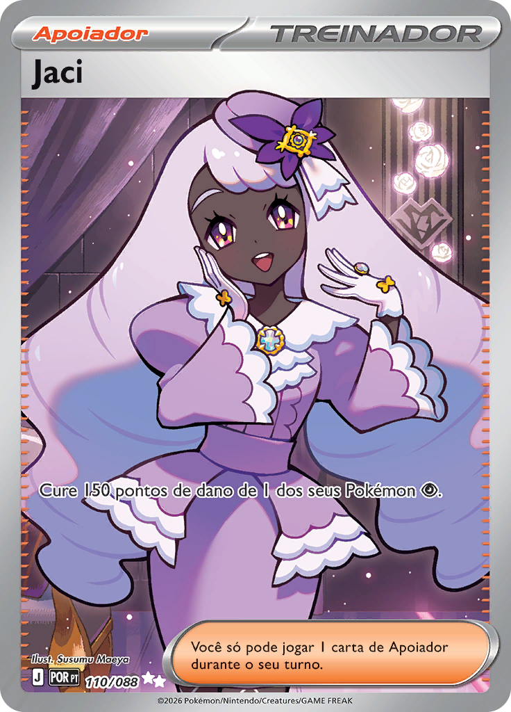 Jaci 110 — Equilíbrio Perfeito (Portuguese Pokémon TCG card)