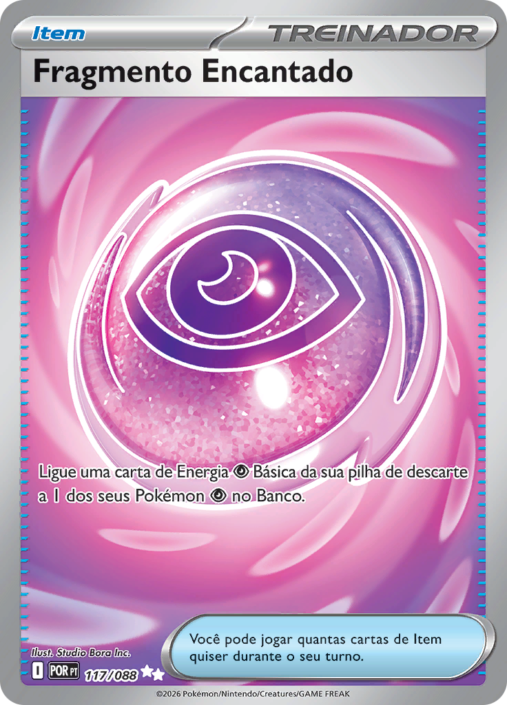 Fragmento Encantado 117 — Equilíbrio Perfeito (Portuguese Pokémon TCG card)