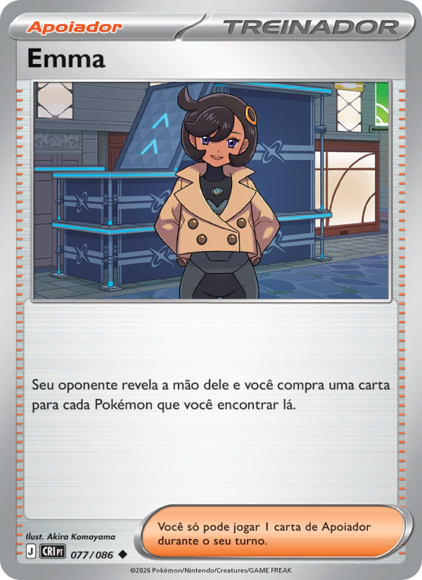 Emma 077 — Caos Ascendente (Portuguese Pokémon TCG card)