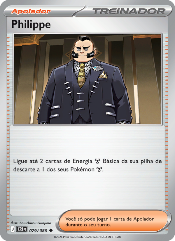 Philippe 079 — Caos Ascendente (Portuguese Pokémon TCG card)