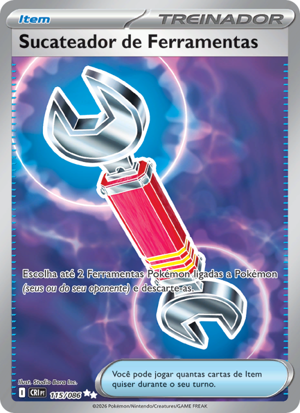 Sucateador de Ferramentas 115 — Caos Ascendente (Portuguese Pokémon TCG card)