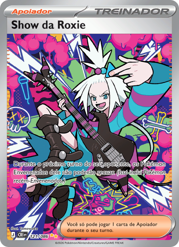 Show da Roxie 121 — Caos Ascendente (Portuguese Pokémon TCG card)
