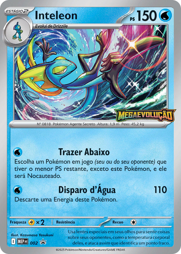 Inteleon 002 — MEP Black Star Promos (Portuguese Pokémon TCG card)