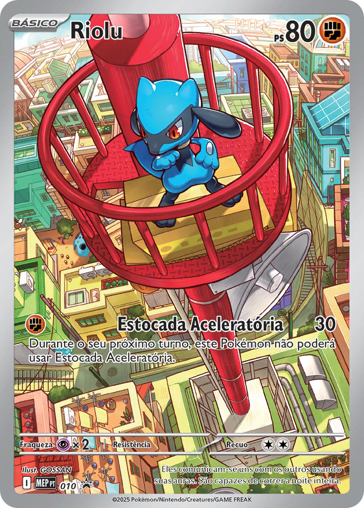 Riolu 010 — MEP Black Star Promos (Portuguese Pokémon TCG card)