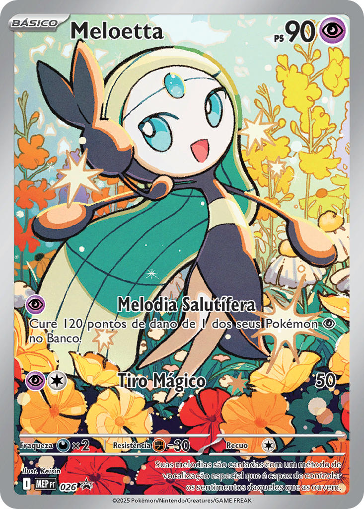 Meloetta 026 — MEP Black Star Promos (Portuguese Pokémon TCG card)