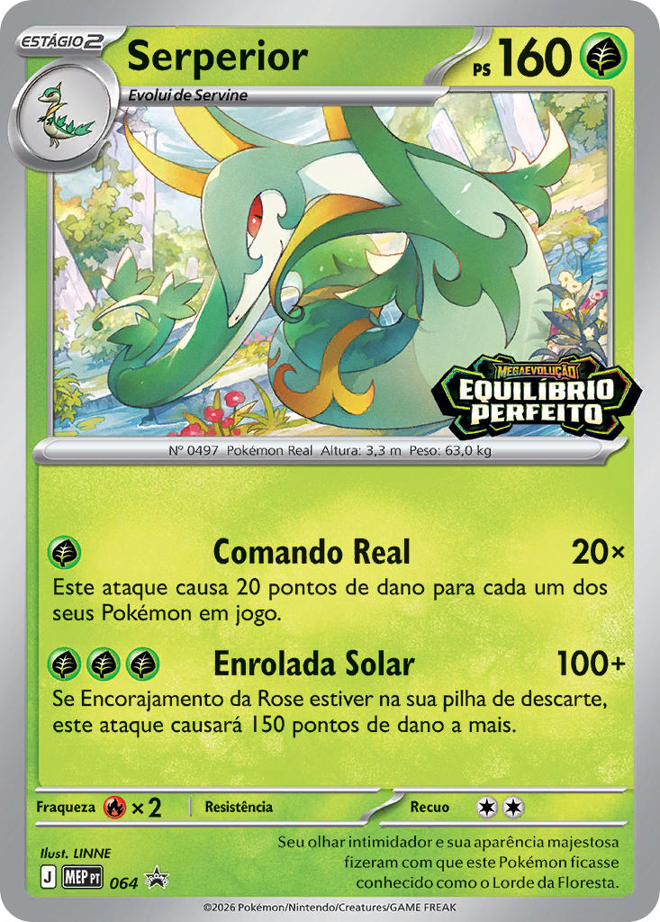 Serperior 064 — MEP Black Star Promos (Portuguese Pokémon TCG card)