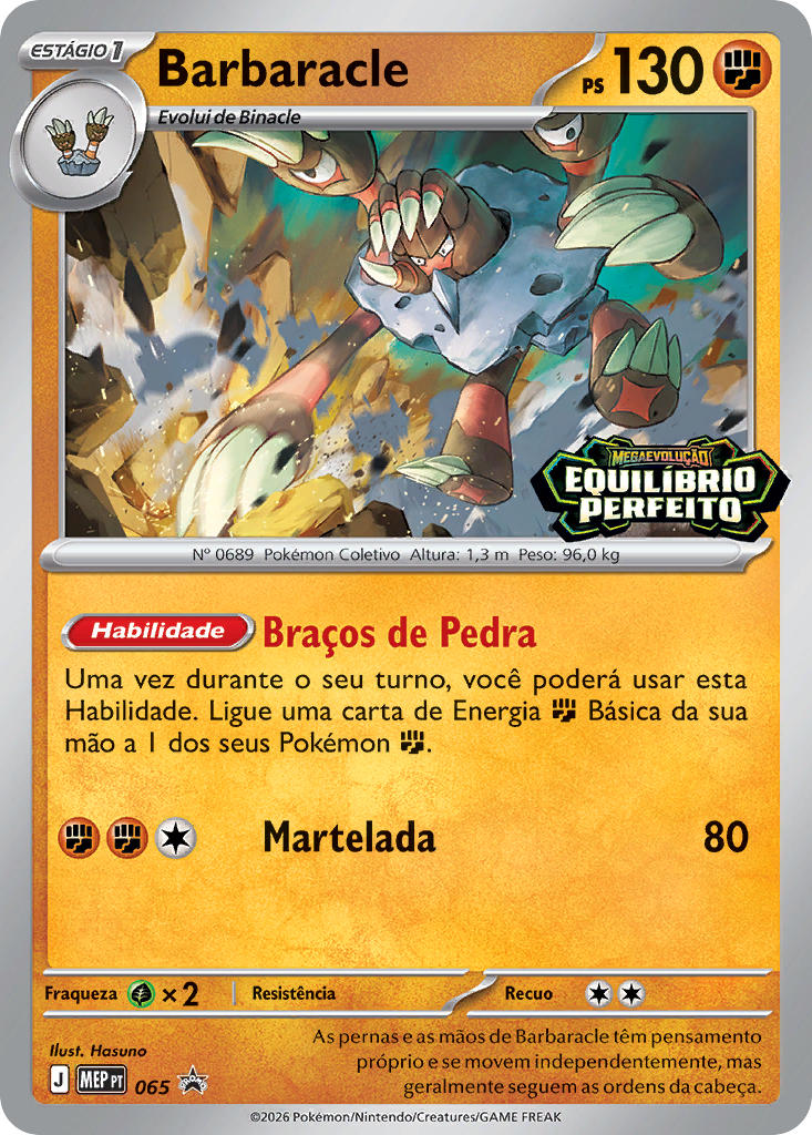 Barbaracle 065 — MEP Black Star Promos (Portuguese Pokémon TCG card)