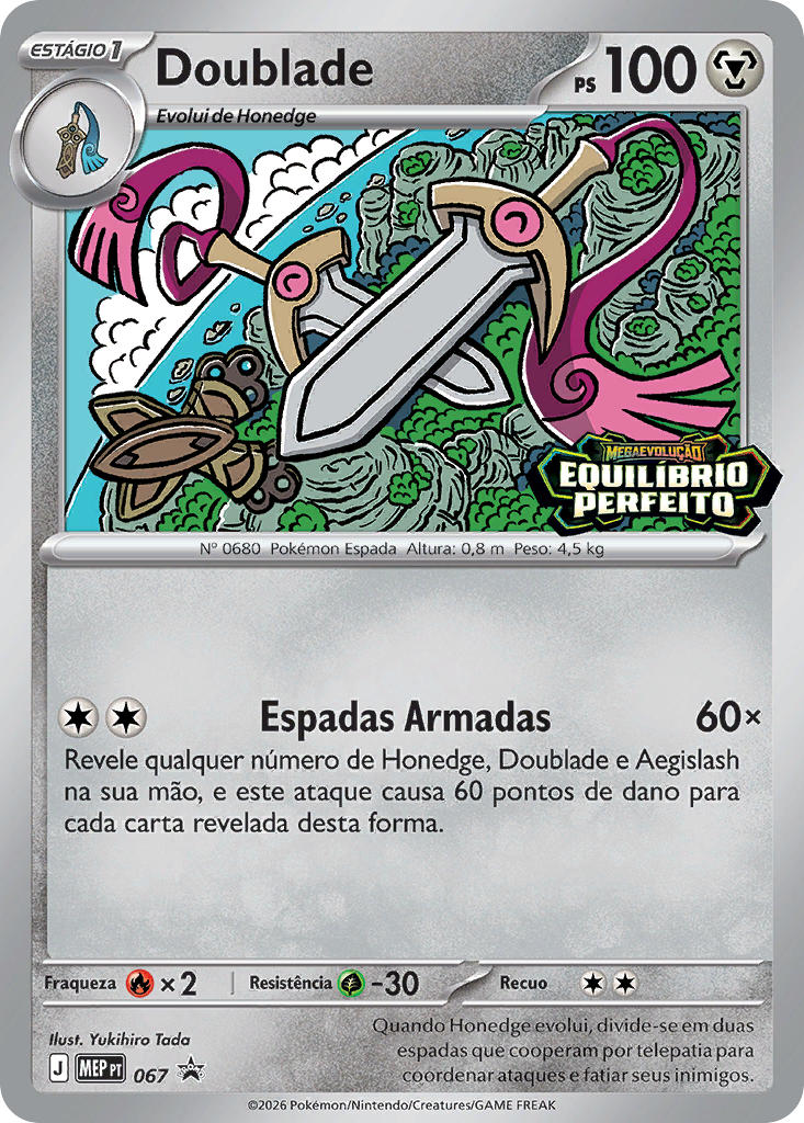 Doublade 067 — MEP Black Star Promos (Portuguese Pokémon TCG card)