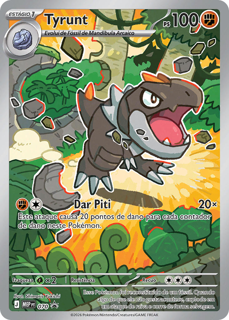 Tyrunt 070 — MEP Black Star Promos (Portuguese Pokémon TCG card)