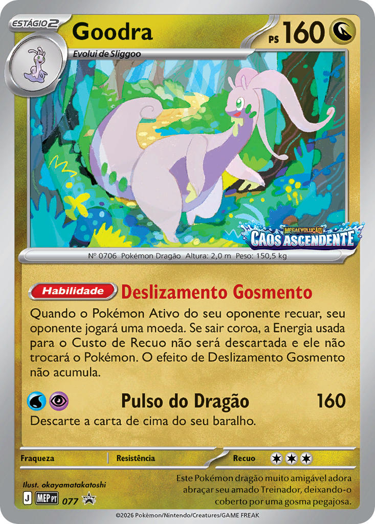 Goodra 077 — MEP Black Star Promos (Portuguese Pokémon TCG card)